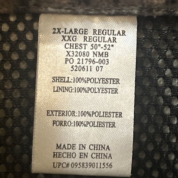 10X Brand Camo Jacket Mossy Oak Break Up Infinity Hooded Hunting Coat Men XL - Picture 7 of 16